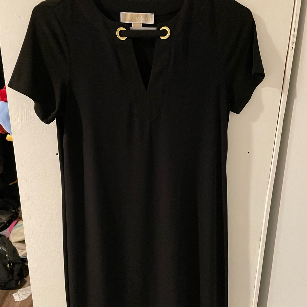Michael Kohrs black t-shirt dress